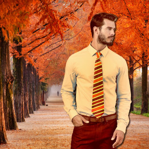 Herbststimmungsstreifen Krawatte