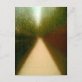 Herbststraße Postkarte