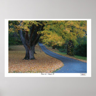 Herbststrecke Poster