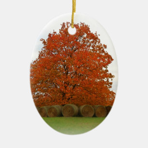 Herbsttag Keramikornament