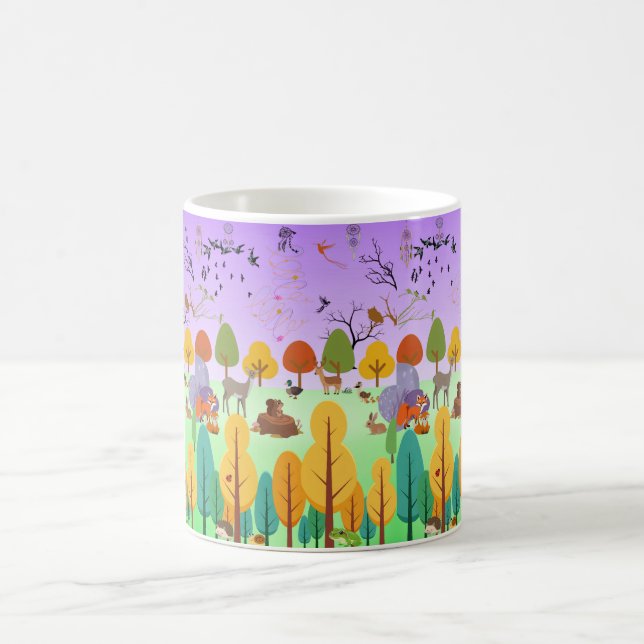Herbsttasse Kaffeetasse (Mittel)