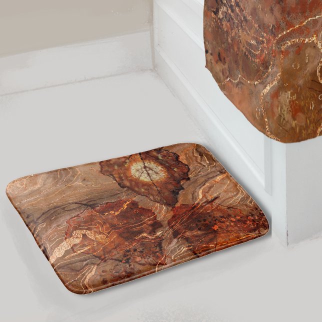 Herbstthema schön badematte (Fall theme beuatiful bath mat)