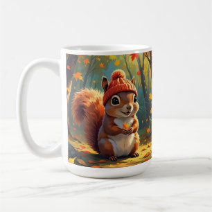 Herbstthema Tasse   Fall Eichhörnchen
