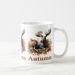 Herbsttiere Kaffeepause Tasse