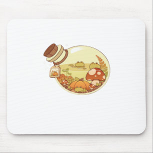 Herbsttrank Mit Fröschchen Klassisch Mousepad