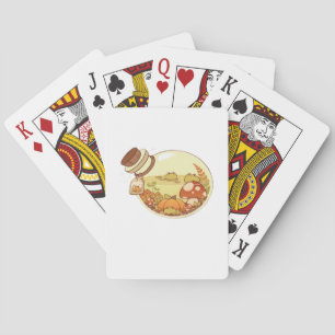 Herbsttrank Mit Fröschen Klassisch Spielkarten