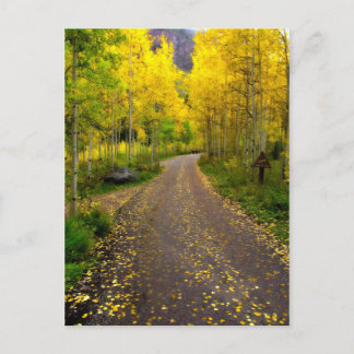 Herbsttraum Postkarte