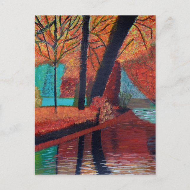 Herbstträume Postkarte (Vorderseite)