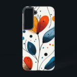 Herbsttreiber Samsung Galaxy Hülle<br><div class="desc">Blätter und Blume fallen wie Flüstern in einem traumhaften Herbstwirl.</div>