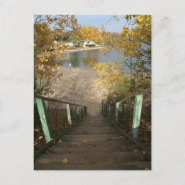 Herbsttreppe Postkarte