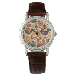 Herbstüberfluss Armbanduhr