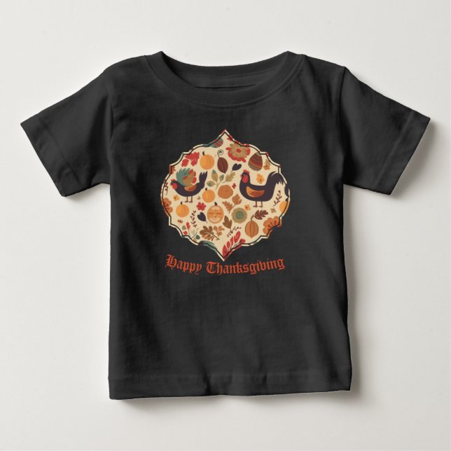 Herbstüberfluss Baby T-shirt (Vorderseite)
