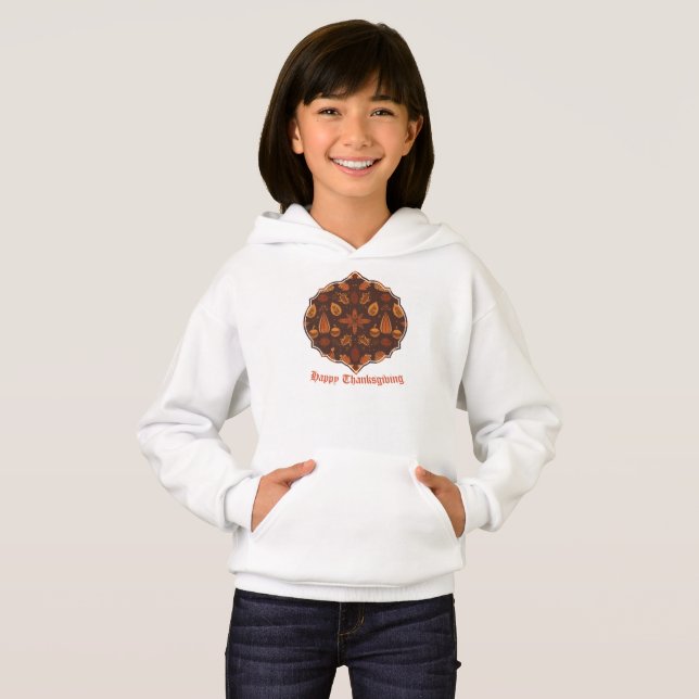 Herbstüberfluss Hoodie (Vorne ganz)