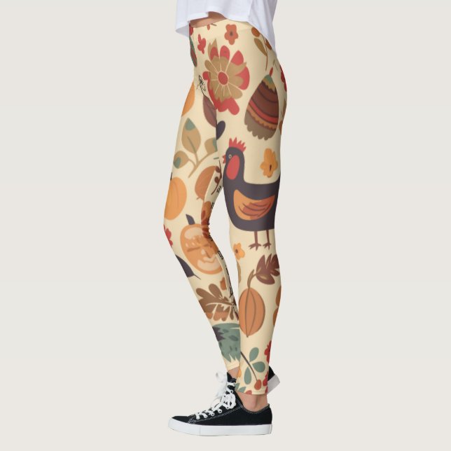 Herbstüberfluss Leggings (Links)