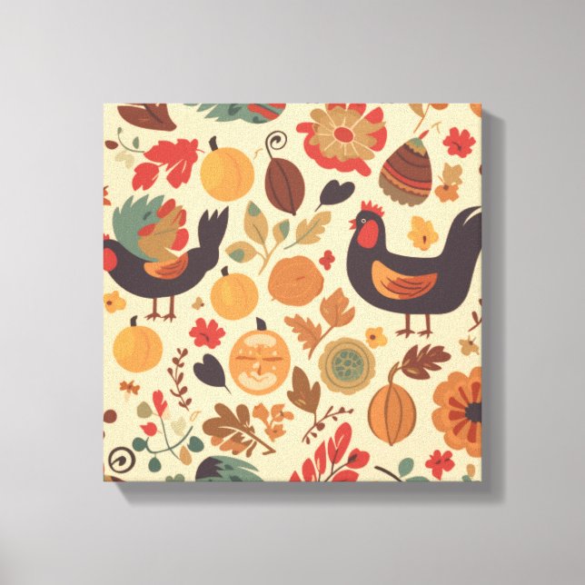 Herbstüberfluss Leinwanddruck (Vorderseite)