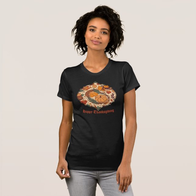 Herbstüberfluss T-Shirt (Vorne ganz)