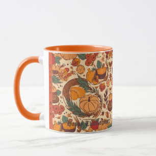 Herbstüberfluss Tasse
