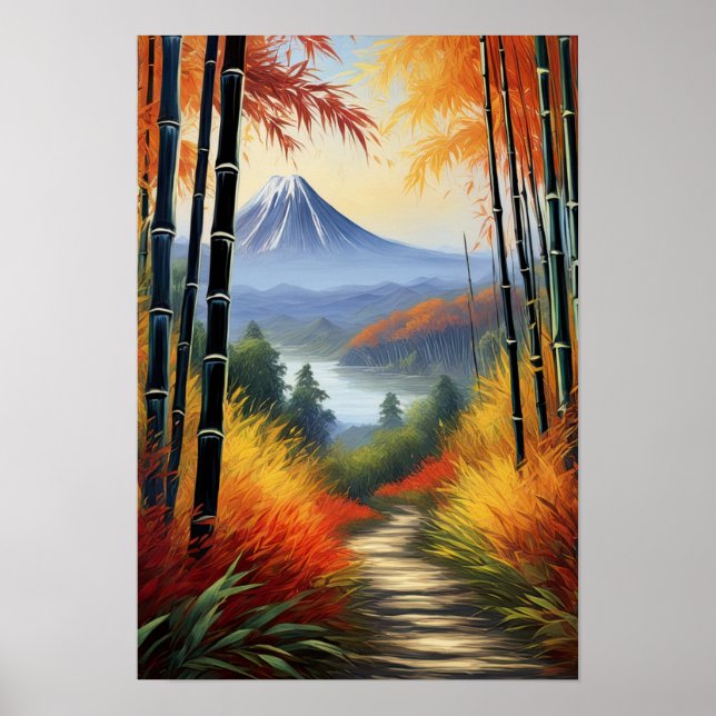 Herbstummel, Bambuswaldtal Poster (Vorne)