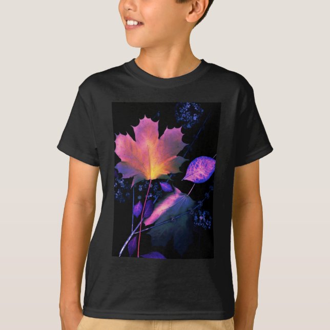 Herbstuntergang in Neon T-Shirt (Vorderseite)