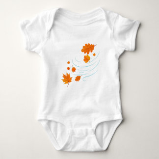 Herbstuntergänge im Wind: Elegantes Design für Ins Baby Strampler