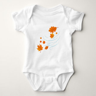 Herbstuntergänge im Wind: Elegantes Design für Ins Baby Strampler