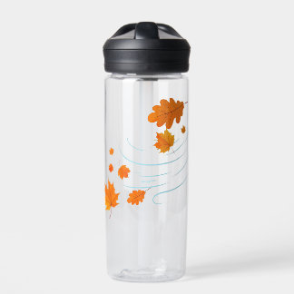 Herbstuntergänge im Wind: Elegantes Design für Ins Trinkflasche