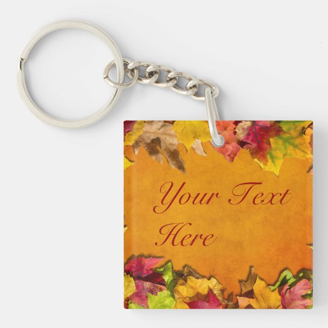 Herbstunterschiede 1 schlüsselanhänger (Vorderseite)