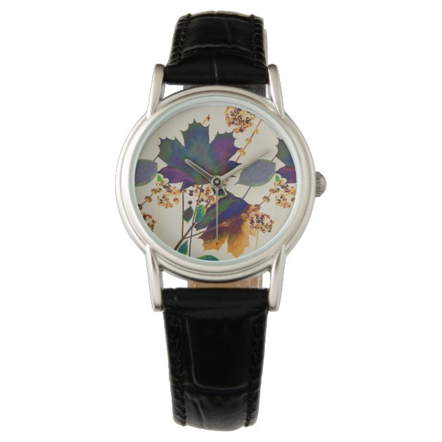 Herbstunterschiede in Royal Colors Armbanduhr (Vorderseite)