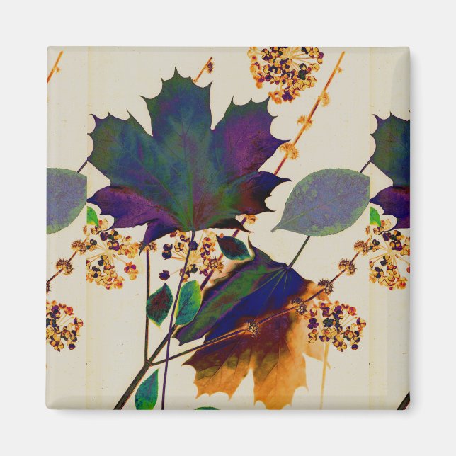 Herbstunterschiede in Royal Colors Magnet (Vorne)