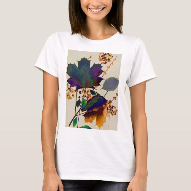 Herbstunterschiede in Royal Colors T-Shirt (Vorderseite)