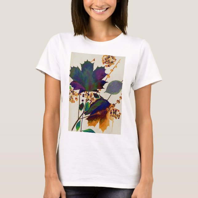 Herbstunterschiede in Royal Colors T-Shirt (Vorderseite)