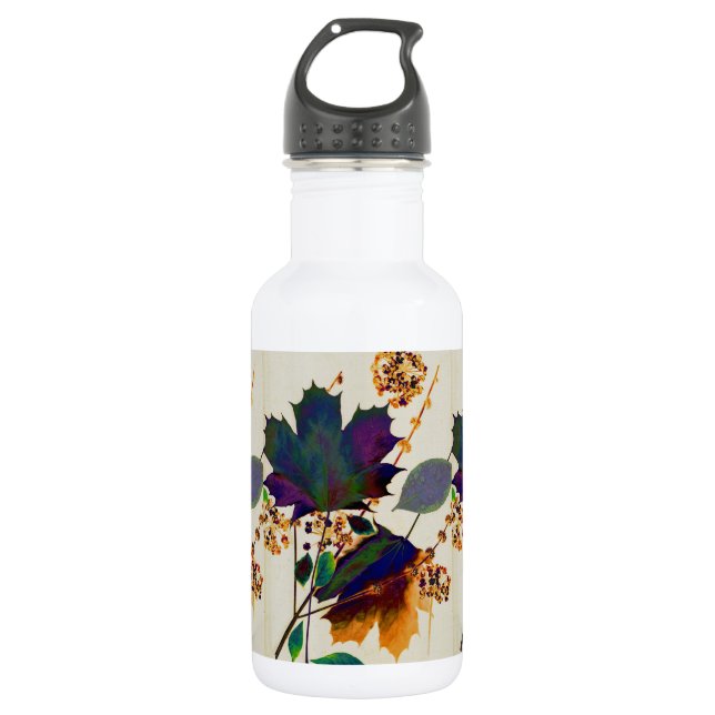 Herbstunterschiede in Royal Colors Trinkflasche (Vorderseite)