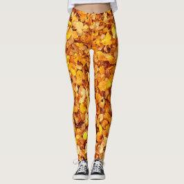 Herbstverlässt Leggings