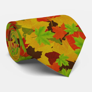 Herbstverlustmuster Krawatte