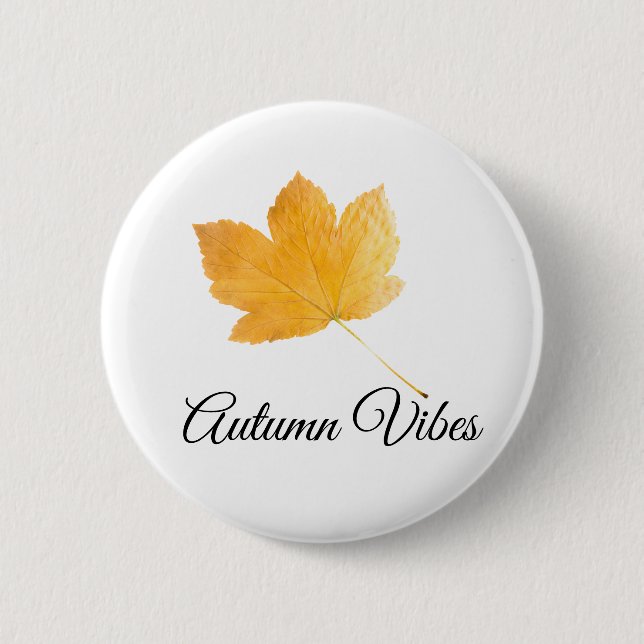 Herbstvibes Button (Vorderseite)