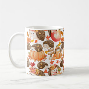 Herbstvibes Muster Porcupine Kaffeetasse