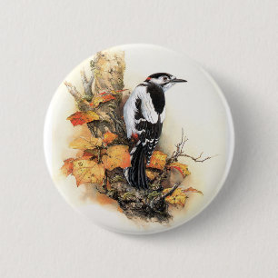 Herbstvogel Button