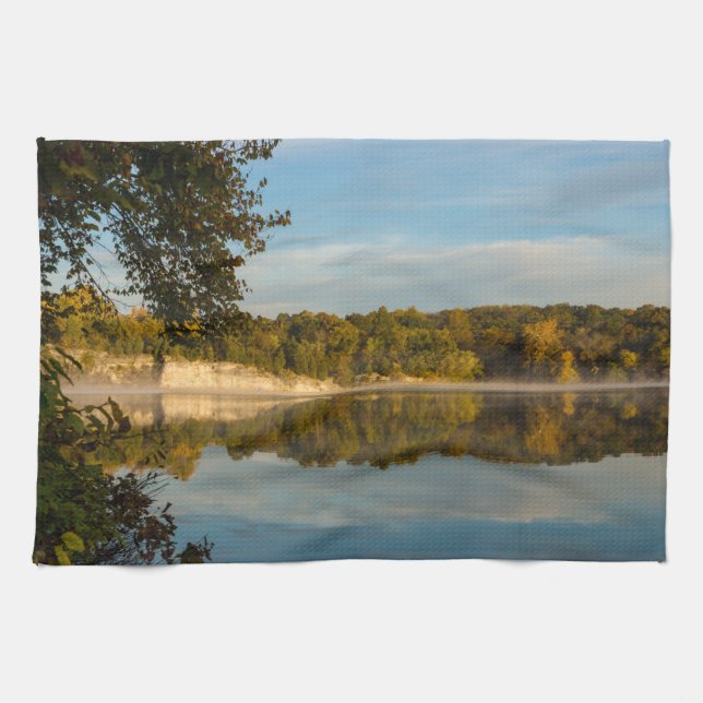 Herbstvormittag Geschirrtuch (Horizontal)