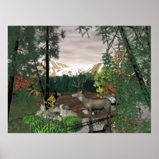 Herbstvormittag Poster