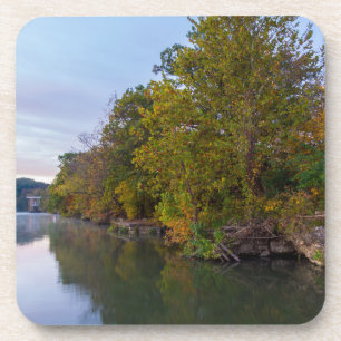 Herbstvormittag Springfield Untersetzer