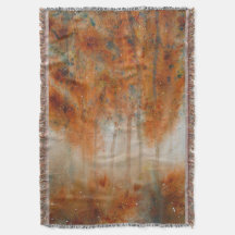 Herbstvormittags Aquarelldruck