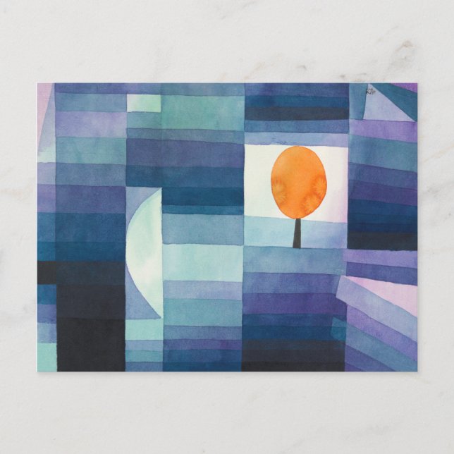 Herbstvorsteher - Paul Klee Postkarte (Vorderseite)