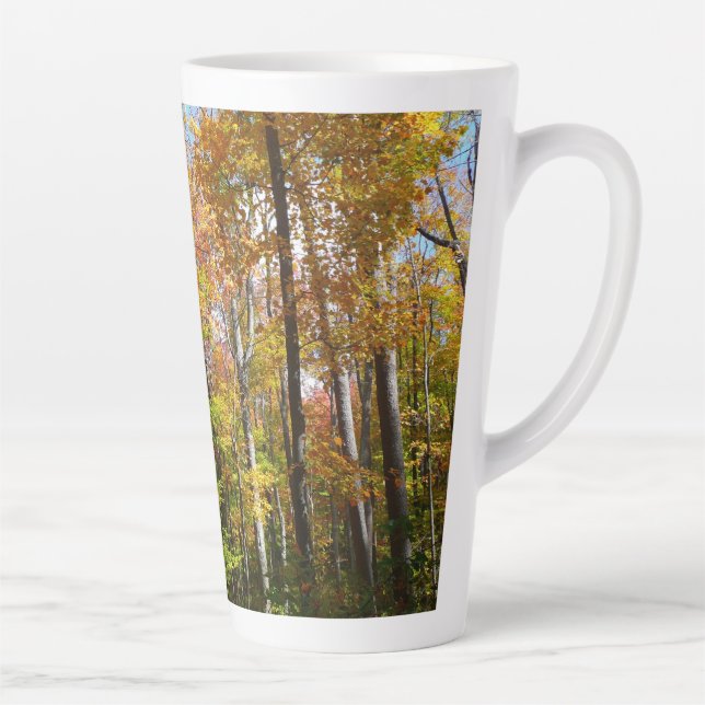 Herbstwald II Herbstlandschaftsfotografie Milchtasse (Rechts)