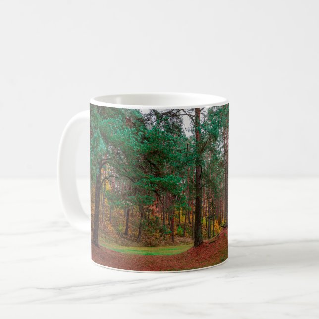 Herbstwald Kaffeetasse (Vorderseite Links)