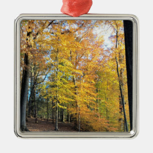 Herbstwald Ornament Aus Metall