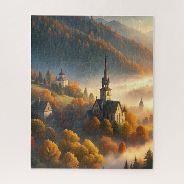 Herbstwald-Puzzle (Vertikal)