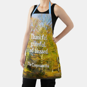 Herbstwald & Sonnenschein - Personalisiert Schürze