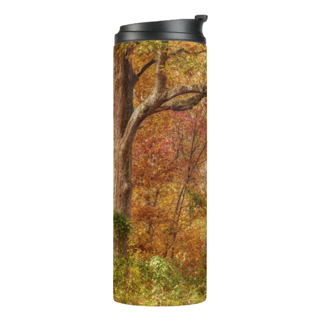 Herbstwald Thermosbecher (Nach links gedreht)