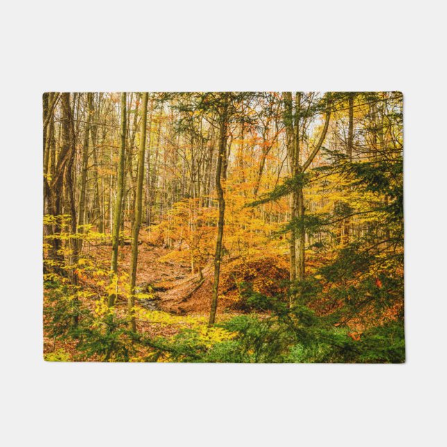Herbstwälder Natur  Fußmatte (Vorderseite)