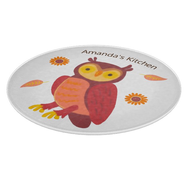 Herbstwälder Schneidebrett (Ecke)